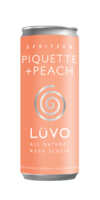 LÜVO Piquette + Peach Wine Spritzer 250ml can